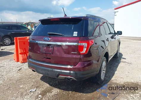 2018 Ford Explorer Xlt z USA, uszkodzony, nr VIN 1FM5K8D82JGB65275